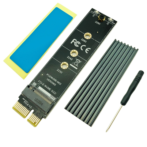 PCI-E PCI Express X1 to M KEY Interface NVMe SSD PCIE