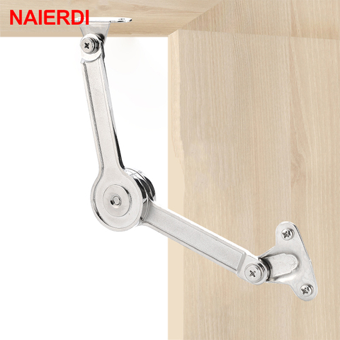 NAIERDI Cabinet Cupboard Adjustable Hinge Randomly Stop Door Furniture Lift Up Flap Stay Support Hydraulic Hinges Hardware ► Photo 1/6