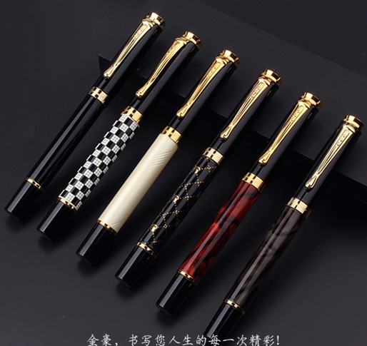 Jinhao 500 Roller Ball Pen Ballpoint Pen Black Ink for Student School Supply 