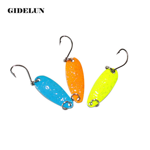 new fishing lure copper spoon lure 2.9cm/4g colorful metal bait artificial fishing lure trout lure pesca fishing tackle ► Photo 1/1