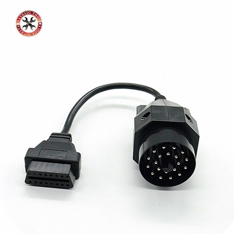 1Pc OBD OBD II Adapter for BMW 20 pin to OBD2 16 PIN Female Connector e36 e39 X5 Z3 for BMW 20pin Newest Free Shipping ► Photo 1/6