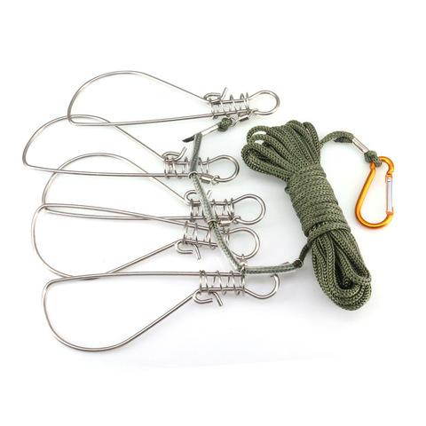 5 Meters Kukan Carp Fishing Accessories China May Stainless Steel Sea River Fish Lock Outdoor Sport Camping  Fishing Tackle ► Photo 1/6