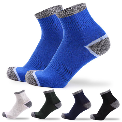 New Brand 5Pairs Men's Cotton Socks Sports Quick-Drying Men Autumn Winter socks Strandard Thermal for male trekking EU39-45 ► Photo 1/6
