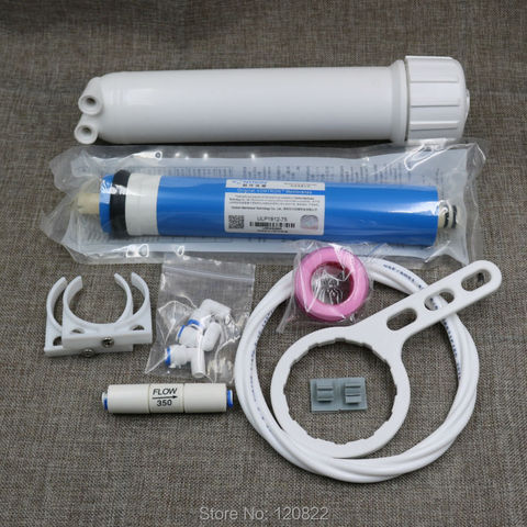 Free Shipping 75gpd Vontron RO Membrane + 1812 RO Membrane Housing + Reverse Osmosis Water Filter System Parts ► Photo 1/6