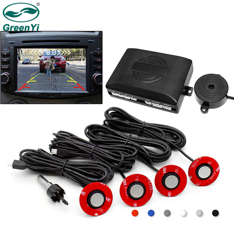 GreenYi Adjustable Visible Car Video Parking Sensor Rear View Assistance Radar Alarm System 13mm Depth Sensors ► Photo 1/1