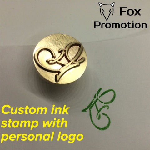 Customize Ink Brass stamp with Your Logo,New Big size Head,DIY Ancient Seal Retro Stamp,Personalized Ink/Wax Seal custom design ► Photo 1/4