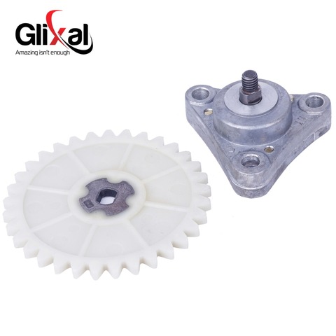 Glixal Oil Pump Assembly with Fuel Pump Sprocket for 16 tooth crankshaft for GY6 50cc 139QMB/QMA Scooter Moped ► Photo 1/4