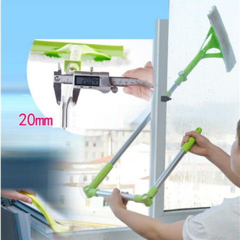 Glass Window Cleaning Brush Tool Telescopic Rod Cleaning Window Device  Double Side Glass Scraper Wiping Home Cleaning Brush - Price history &  Review, AliExpress Seller - LUOSB Store