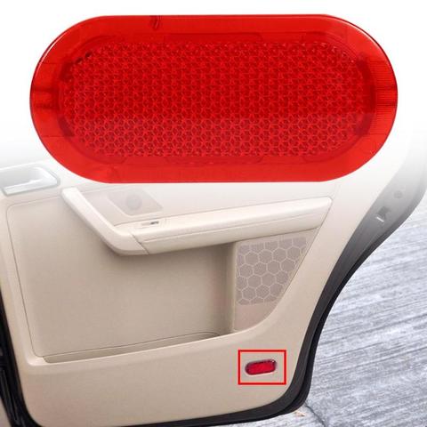 Red Car Door Trim Panel Reflector 6Q0947419 for Beetle Caddy Polo Touran 02-16 Plastic 70x30 mm Fit for VW Caddy 2004-2015 ► Photo 1/6