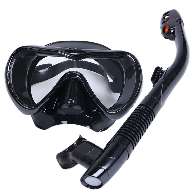PVC Scuba Anti Fog Goggle Mask Snorkel Set Dive Gear Snorkeling Swimming Silicon 