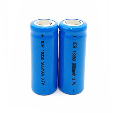 1PC 3.7V 900mAh 18350 Li-ion battery 18350 Rechargeable Lithium Batteries For electronic product power rechargeable Batteries ► Photo 1/6