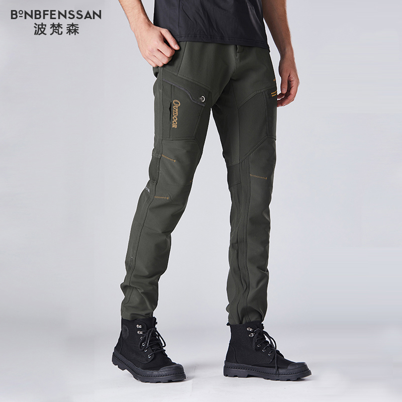 Waterproof Trousers Thermal Fleece Pants New Men Hiking Pants