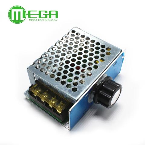 4000W high power thyristor electronic voltage regulator for dimming control air-conditioning shells with insurance ► Photo 1/3