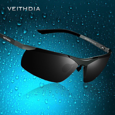VEITHDIA 2022 Designer Men Sunglasses Aluminum Magnesium Polarized Lens Sun glasses Brand Male Glasses Eyewear For Men 6501 ► Photo 1/6
