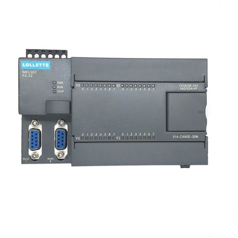 FX1N FX2N 32MR 3AD 2DA PLC Controller  16DI 16DO,  RS485 Modbus RTU for  GX ► Photo 1/1