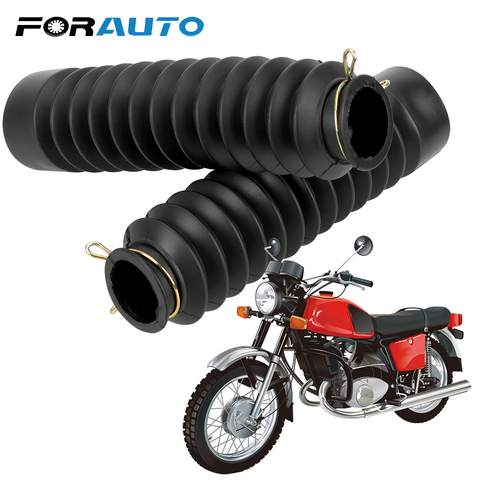 2Pcs Motorcycle Front Fork Shock Absorber Dust Cover Universal Dust Proof Sleeve Protector Damping Rubber Gaiters Gators Boots ► Photo 1/6