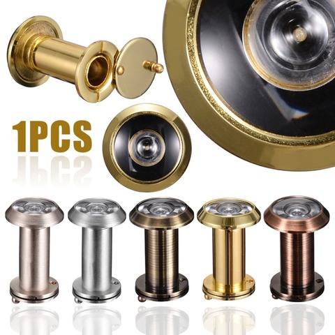 Wide Viewing Angle Peephole Home Security Door Viewers Hole Hidden Peephole 200 Degree 5 Colors Hot Selling ► Photo 1/5