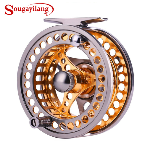 Sougayilang Fly Fishing Reel Large Arbor 2+1 BB with CNC-machined Aluminum Alloy Body and Spool Fly Reels ► Photo 1/6