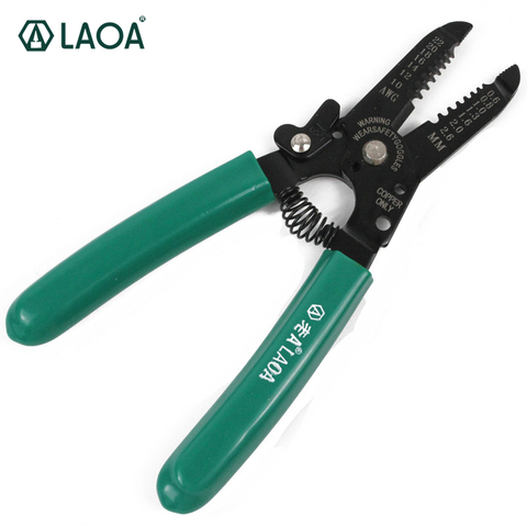 LAOA 7 Inch Wire Stripper 7 Gears Cable Cutter Multifunction Stripping Pliers  Wires Cutter Electrician`s Crimping Tools ► Photo 1/6