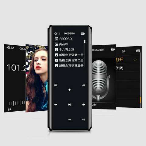 Vandlion X5 Bluetooth MP3 MP4 Music Player Walkman HIFI Sports FM Radio Mini USB Video Portable Metal Player With Voice Recorder ► Photo 1/6