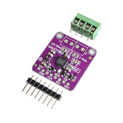 MAX31865 PT100/PT1000 RTD-to-Digital Converter Board Temperature Thermocouple Sensor Amplifier Module 3.3V/5V ► Photo 1/3