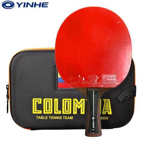 YINHE Galaxy 12 stars 12B 12D National Table tennis racket Ddouble Pimples-in rubber Ping Pong tenis de mesa table tennis ► Photo 1/6