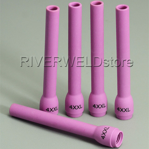 TIG Long Nozzle 796F79 #4L Extended Alumina Ceramic Cup For TIG Welding Torch Consumables SR PTA DB WP 9 20 25 Series,5PK ► Photo 1/2