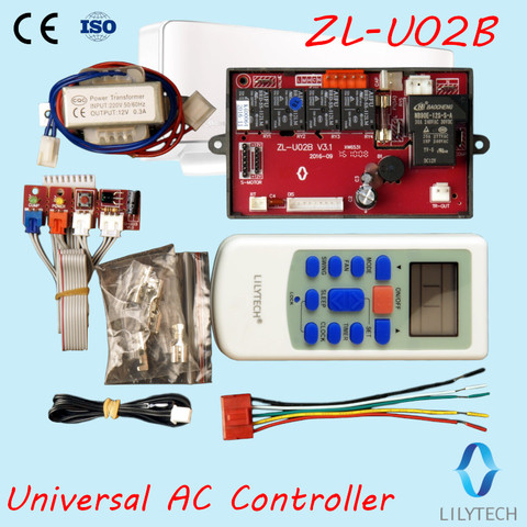 ZL-U02B, Universal ac control system, ac controller, Universal a/c control system, universal air conditioner controller,Lilytech ► Photo 1/5