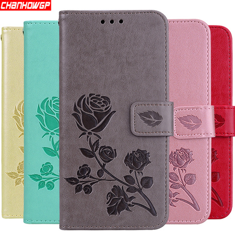 Dual Rose Leather Case For Xiaomi Mi A2 Lite A1 Redmi 5 Plus 6A 6 Pro S2 Note 5 Pro 5A Prime Note 4 4X 4A 3S Pocophone F1 Funda ► Photo 1/6