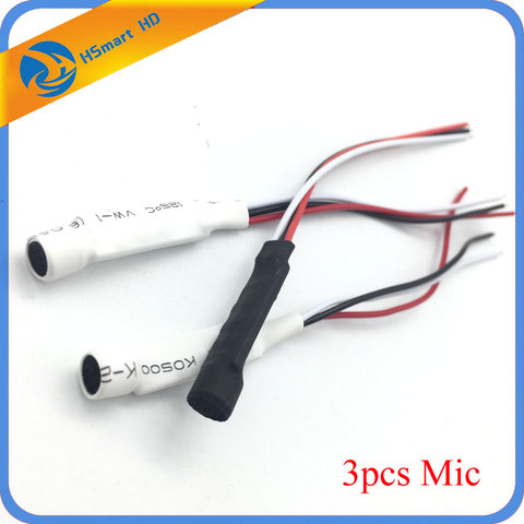 CCTV Mini Microphone for Audio pick up in Wide Range Camera Mic Audio Microphone Security DVR system CCTV Microphone ► Photo 1/6