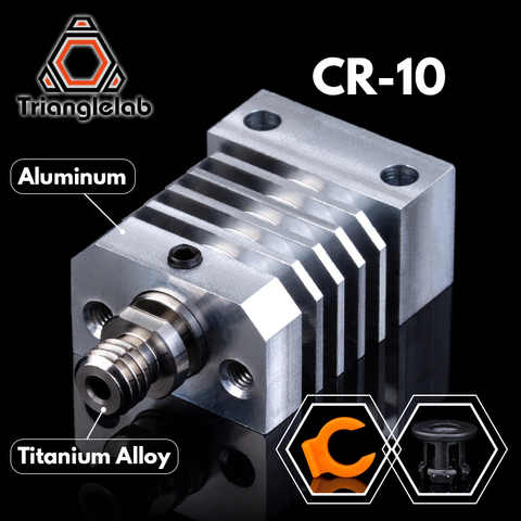 trianglelab CR10 heatsink All Metal  Hotend upgrade Kit for CR-10 Ender3 Printers micro swiss CR10 hotend  Titanium heat breaker ► Photo 1/5