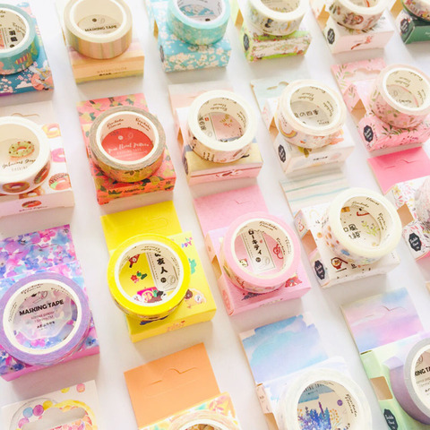 1.5CM*7M Basic Series Washi Masking Tape Album Scrapbooking Decor Tape Stick Label ► Photo 1/4