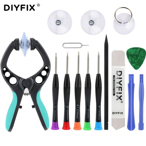 DIYFIX 13 in 1 Mobile Phone Repair Tools Set Picks Screwdriver Kit for iPhone XS X Andriod Cellphone Disassembly Hand Tools Set ► Photo 1/6