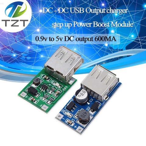 TZT DC-DC USB Output charger step up Power Boost Module 0.9V ~ 5V to 5V 600MA USB Mobile Power Boost Board ► Photo 1/6