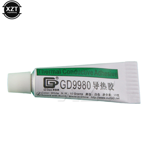 1pcs thermal plastic GD9980 Thermally Conductive adhesive Cement Glue Heat Sink Grease Plaster with adhesive net 10g White ► Photo 1/3