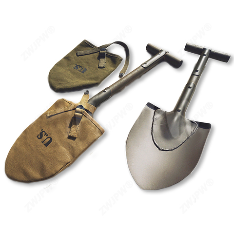 WW2 US AIRBORNE M1910 T-HANDLE SHOVEL Length 47cm WITH -US/106308 ► Photo 1/5