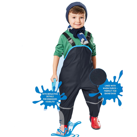 Children Waterproof Rain Pants New 2022 Brand Waterproof Overalls 1-7Yrs Baby Boys Girls Overalls Fashion Kids Overalls ► Photo 1/5