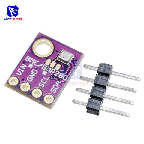 BME280 Digital Sensor Temperature Humidity Barometric Pressure Sensor Breakout Module Board GY-BME280 I2C IIC SPI Interface 5V ► Photo 1/6