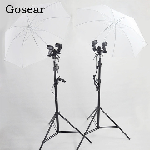 Gosear 85cm 33inch Photography Studio Video Photo Light Umbrella White Translucent Diffuser flash Soft Umbrella Accessories ► Photo 1/6