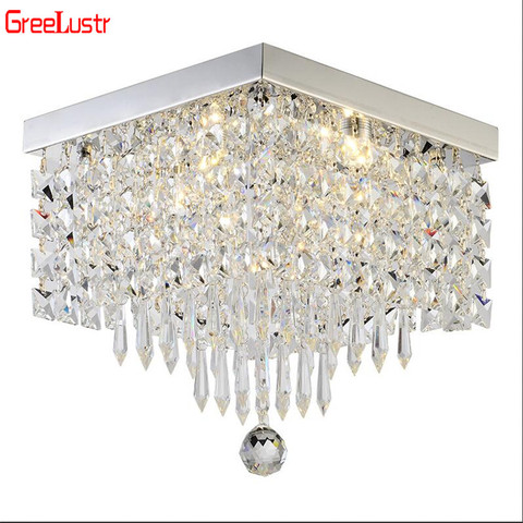 White Crystal Chandeliers Modern LED Chandeliers For Living Room lustres de 