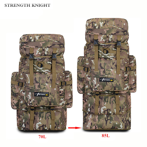 85L Large Capacity Backpack Nylon Waterproof Military Camouflage Molle Army Bag Men Backpack Rucksack for Hike Travel Backpacks ► Photo 1/6