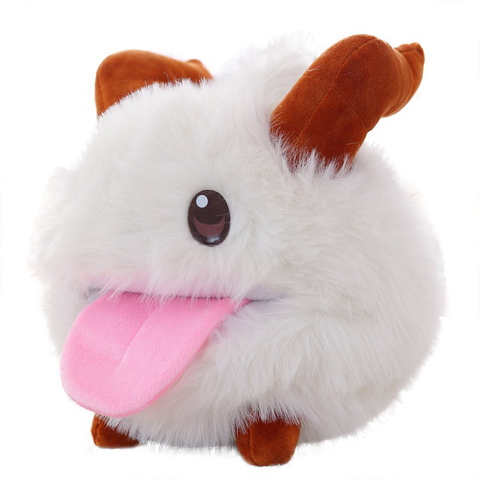 10/25/35cm Cute Game Theme Limited Poro Plush Stuffed Children Toy Kawaii Pillow Plush Doll White Mouse Cartoon Baby Toys TL0128 ► Photo 1/6