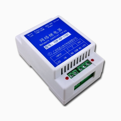 Industrial grade 1 network relay module Ethernet relay remote network switch 1 way isolated input ► Photo 1/6
