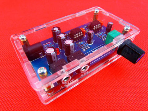 Diy Kits DC 12V Portable Headphone Amplifier Board Kit AMP Module Kit For Classic 47 With shell ► Photo 1/4