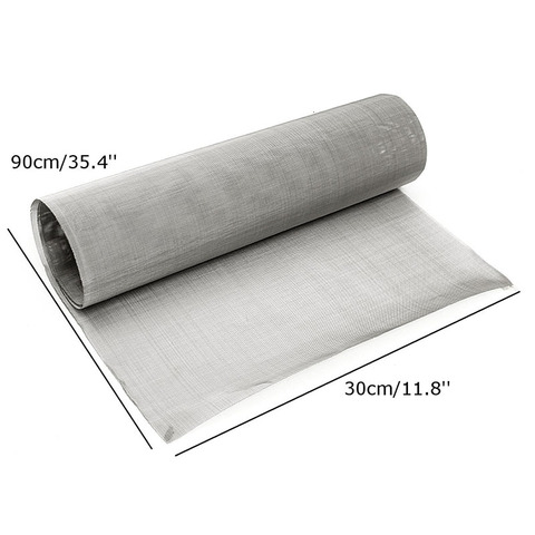 Stainless Steel Woven Wire Filter 100 Mesh Woven Wire Sheet Cloth Screen Filter Sheet 30 x 90cm For Home Tool ► Photo 1/6