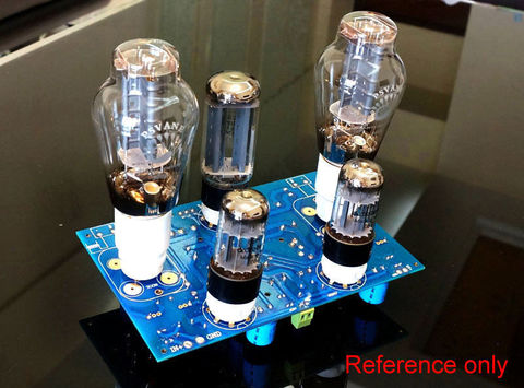 6SN7-300B Stereo Vacuum Tube Amp Single-ended Hi-Fi Power Amplifier DIY Kit 8W*2 for Preamp  ► Photo 1/1