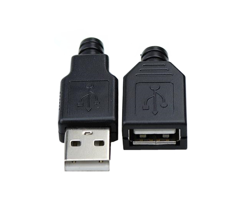 1PCS nstallation computer USB interface A common A mother USB head USB 0 Type-A Plug 4 Pin mother head strap shell ► Photo 1/5