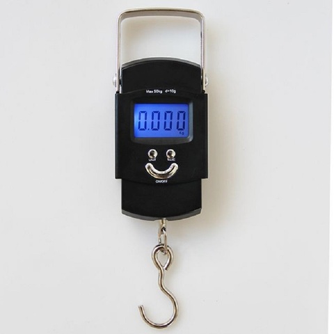 Hot Mini Hanging Scale Pocket Portable 50kg LCD Digital Hanging Luggage Weighting Fishing Hook Scale Electronic Weight Scales ► Photo 1/4