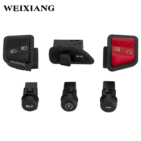 OEM Motorcycle Switch Button Horn Turn Signal High Low Beam Electric Start Buttons Assembly For PIAGGIO ► Photo 1/5