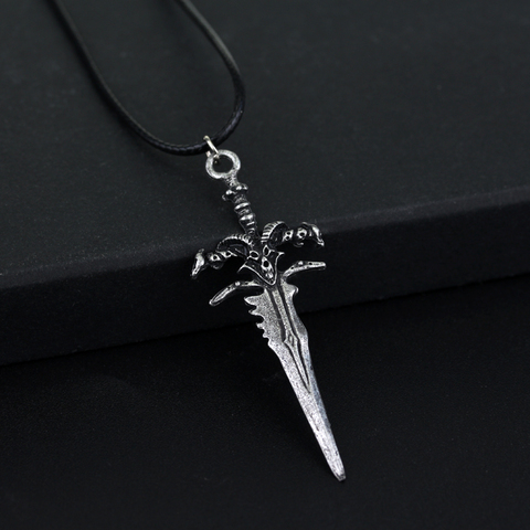 dongsheng Hot Game Warcraft Alsace Sword Pendants Necklace Vintage